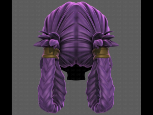 3D Hair style for girl V110 3D Modell