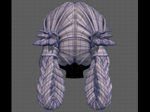 3D Hair style for girl V110 3D Modell