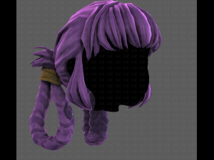 3D Hair style for girl V110 3D Modell