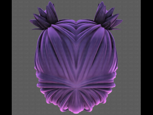3D Hair style for girl V110 3D Modell