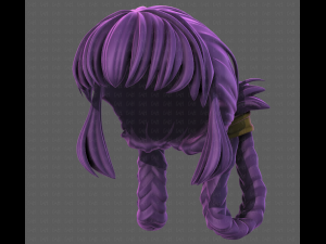 3D Hair style for girl V110 3D Modell