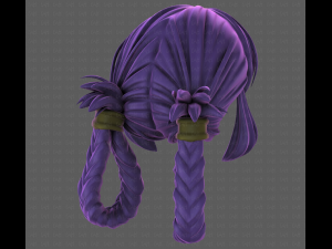 3D Hair style for girl V110 3D Modell