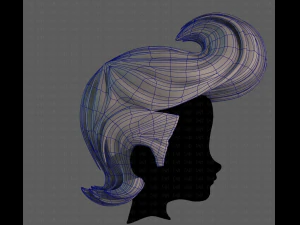 3D Hair style for boy V110 3D Model