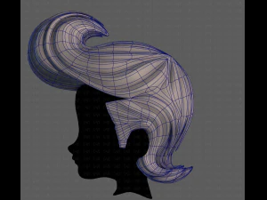 3D Hair style for boy V110 3D Model