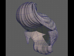 3D Hair style for boy V110 3D Model