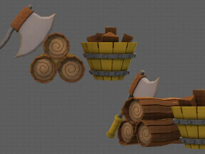 Ceppo V02 Modello 3D