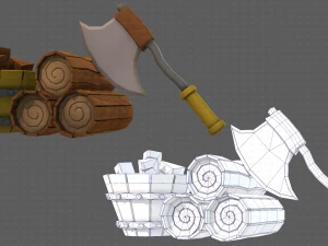 Ceppo V02 Modello 3D