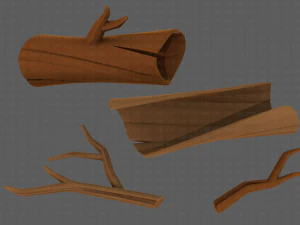Stump V03 3D Model