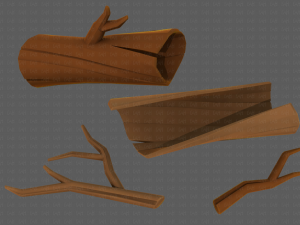 Stump V03 3D 模型