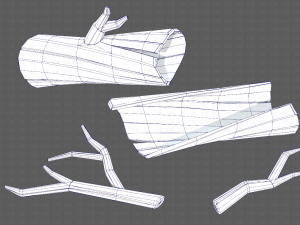 Stump V03 3D 模型