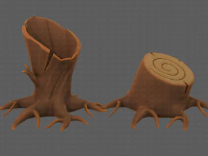 Stump V04 3D Model