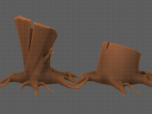 Stump V04 3D Model