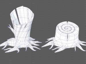 Stump V04 3D Model