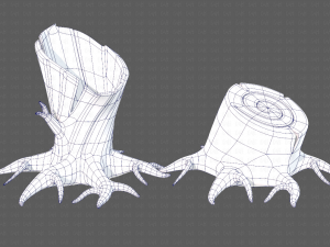 Stump V04 3D Model