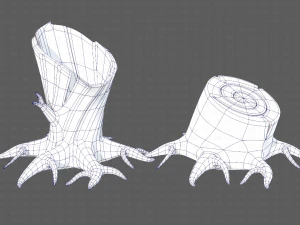 Stump V04 3D Model