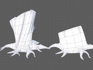Stump V04 3D Model