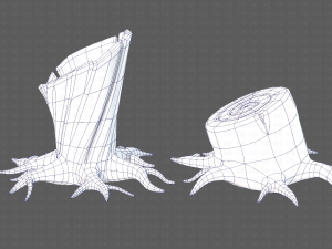 Stump V04 3D Model