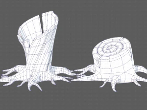 Stump V04 3D Model