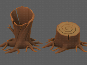 Stump V04 3D Model