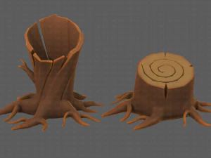 Stump V04 3D Model
