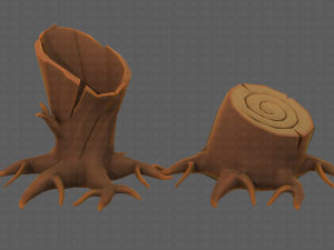 Stump V04 3D Model