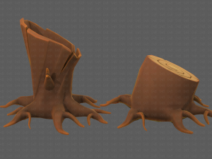 Stump V04 3D Model