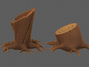 Stump V04 3D Model