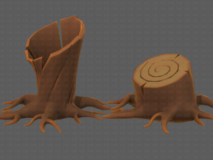 Stump V04 3D Model