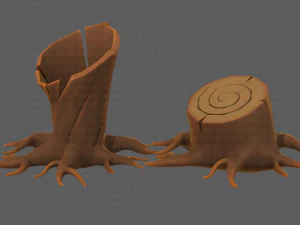 Stump V04 3D Model