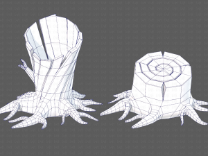 Stump V04 3D Model