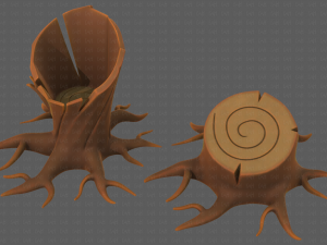 Stump V04 3D Model