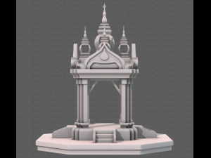 Pagoda V08 3D-Modell
