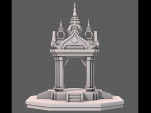 Pagoda V08 3D-Modell