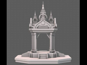 Pagoda V08 Modello 3D