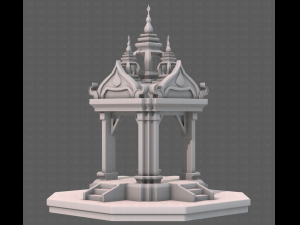 Pagoda V08 3D-Modell