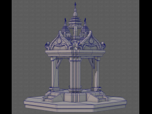 Pagoda V08 3D-Modell