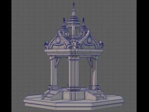 Pagoda V08 3D-Modell