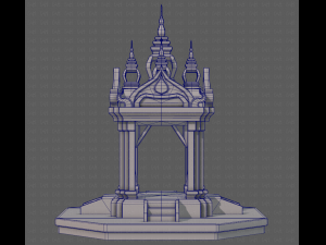 Pagoda V08 3D-Modell