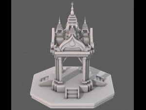 Pagoda V08 Modello 3D