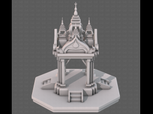 Pagoda V08 3D-Modell