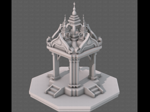 Pagoda V08 3D-Modell