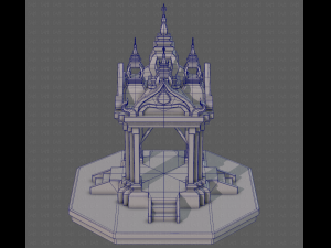 Pagoda V08 3D-Modell