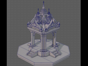 Pagoda V08 3D-Modell