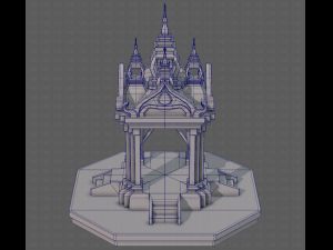 Pagoda V08 3D-Modell
