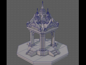 Pagoda V08 3D-Modell