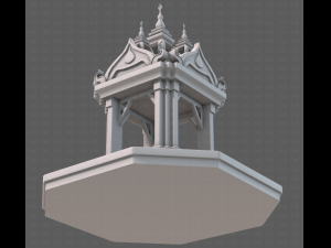 Pagoda V08 3D-Modell