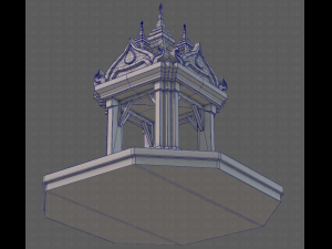 Pagoda V08 3D-Modell