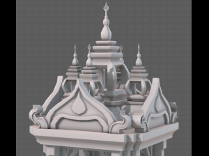 Pagoda V08 3D-Modell
