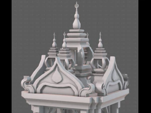 Pagoda V08 Modello 3D