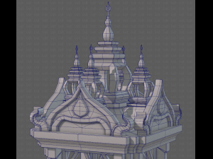 Pagoda V08 3D-Modell